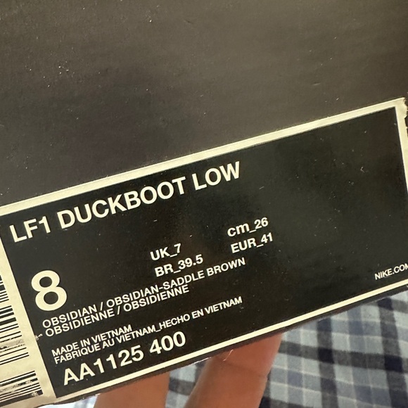 Lunar LF1 Duckboot Low Sequoia-blue  Size 8.0 - Picture 11 of 11